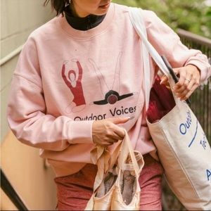 NWT outdoor voices move your body pickup sweatshirt